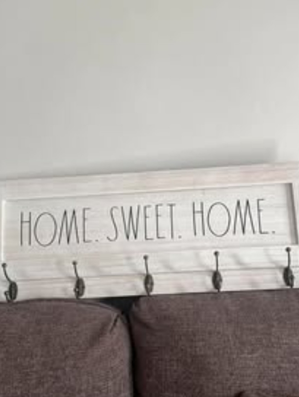 Home Sweet Home Wall Hook Rack - Picture 2 of 3